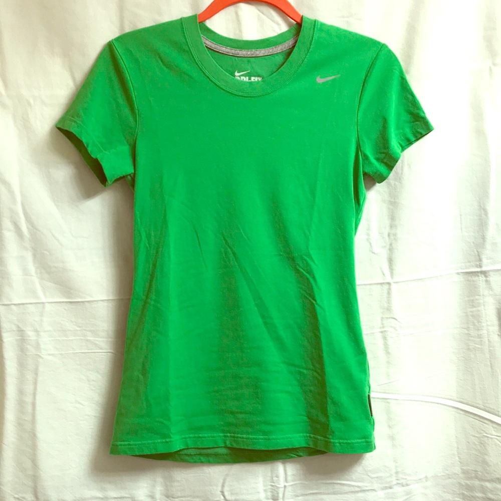 Lime green athletic top